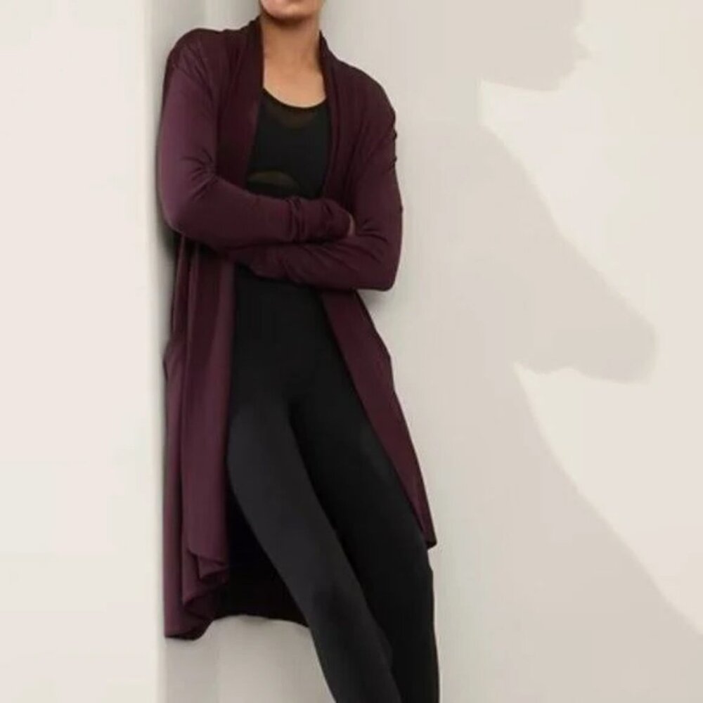 Athleta Pranayama Long Wrap - Spiced Cabernet (S) - NWT